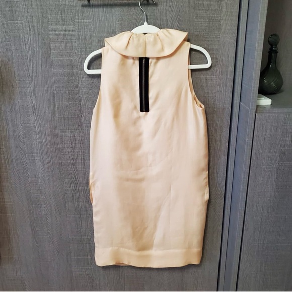 Philip Lim Peach Sleeveless Shift Dress Size 0 - Picture 7 of 11